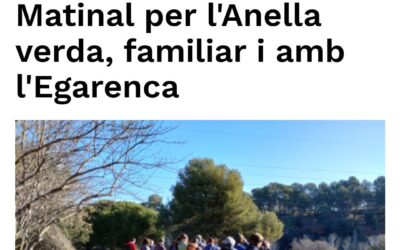 Matinal per l’Anella verda, familiar amb l’Egarenca i el Centre Excursionista de Terrassa